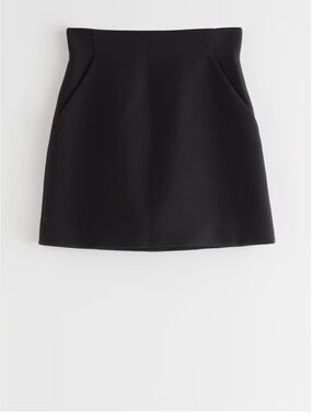 Classic Black A-Line Mini Skirt